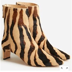 J. Crew Animalier Printed Ankle Boots!